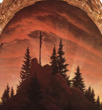 Caspar David Friedrich : The Cross in the Mountains